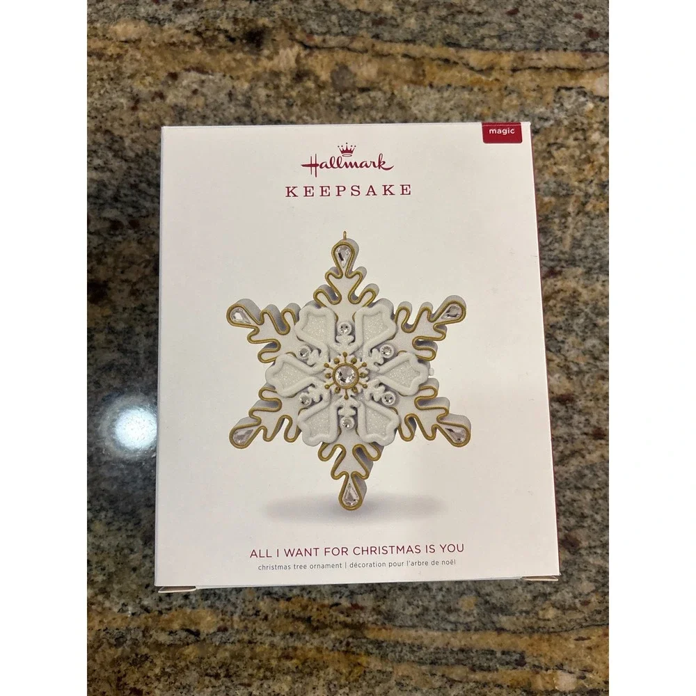 Hallmark Keepsake 2018‎ All I Want For Christmas Is You Mariah Carey Ornament